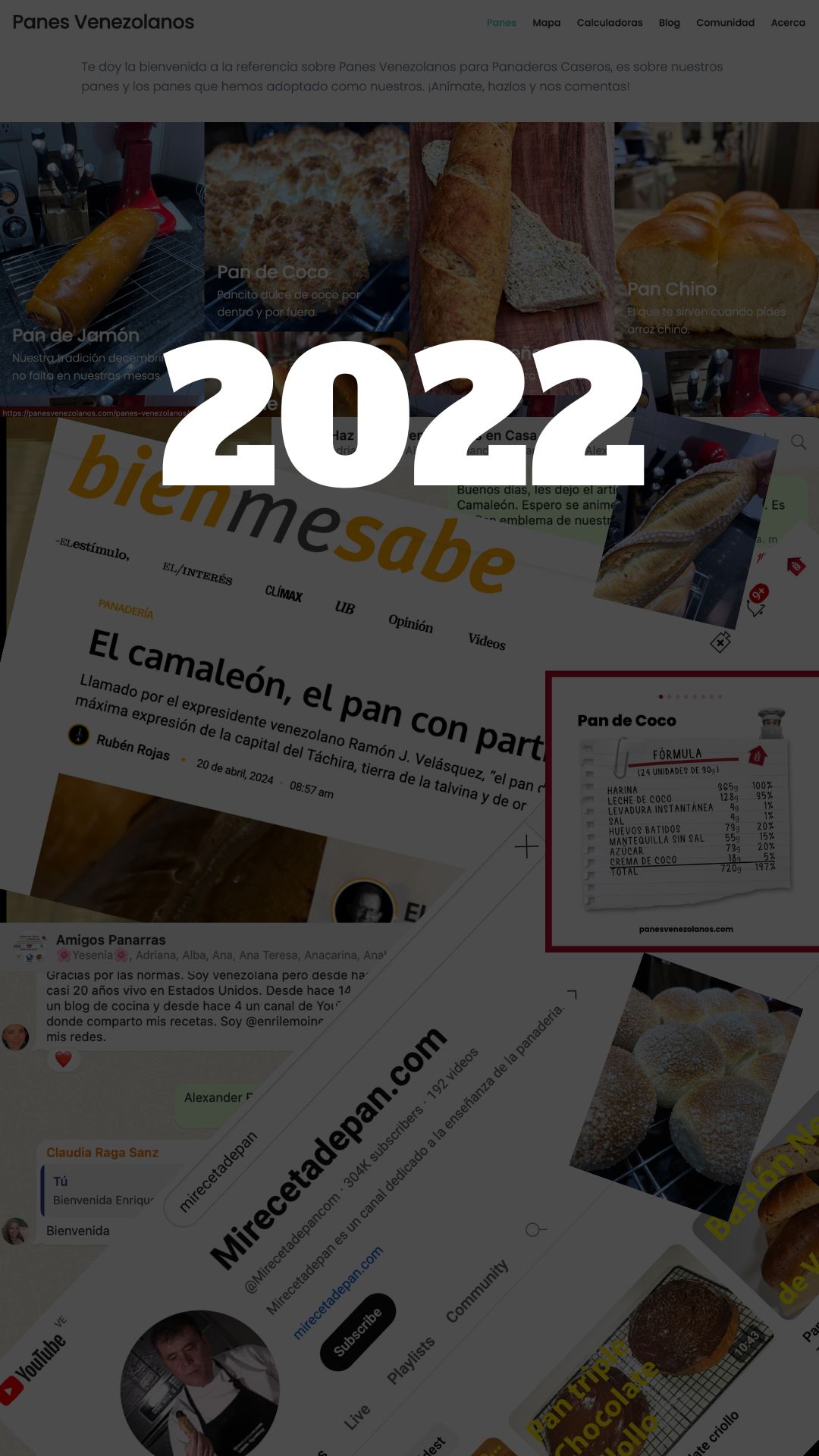 Bitácora de referencias sobre Panadería Venezolana 2022