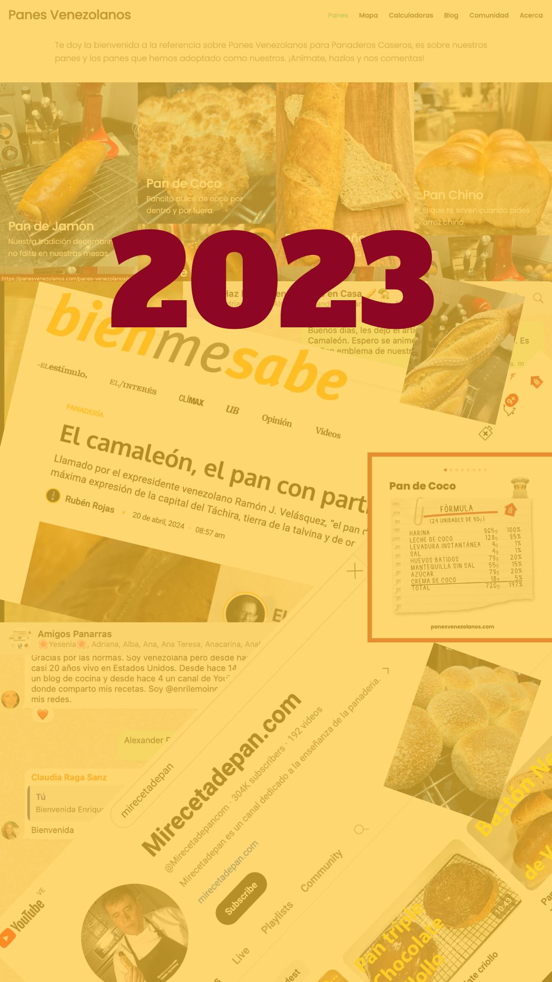Bitácora de referencias sobre Panadería Venezolana 2023