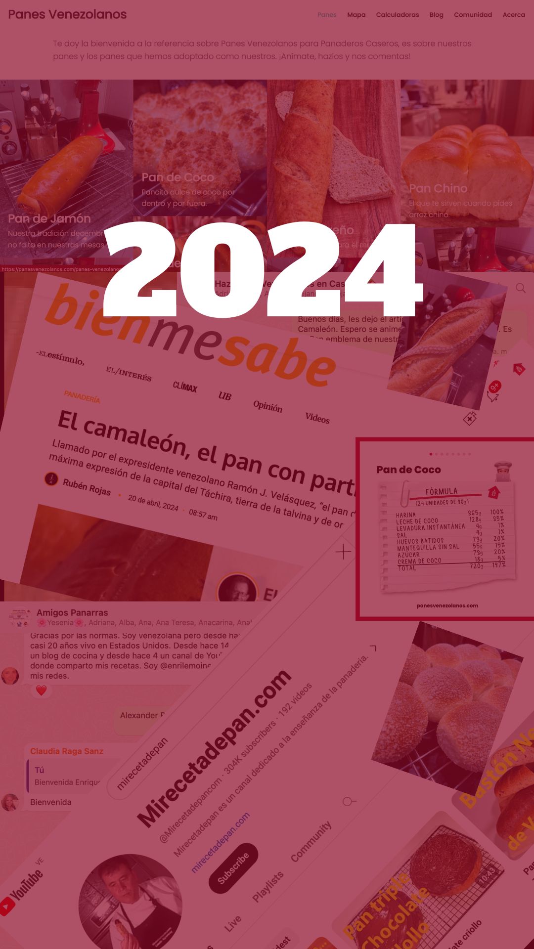 Bitácora de referencias sobre Panadería Venezolana 2024